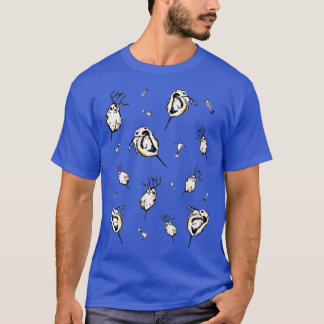 Daphnia spec Crustacea collage T-shirt