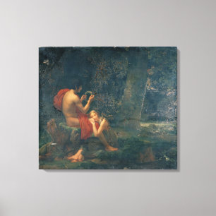 Daphnis en Chloe, 1824-25 Canvas Afdruk