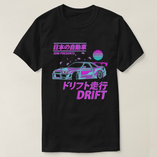 Daporgolf Japan Jdm auto-drijfveer motorrijtuig T-shirt (Design voorkant)