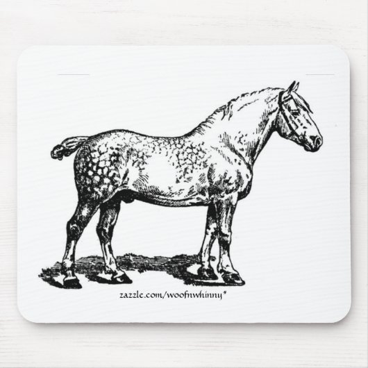 Dapped Draft Horse Muismat (Voorkant)