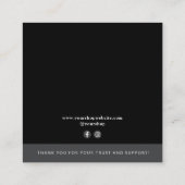 D'appel Ajouter votre carte d'affichage Boucles d'oreilles (Dos)