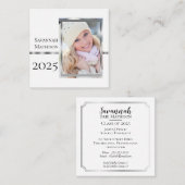 D'appel Année de classe Diplôme Insérer le nom | CARTE PHO (Devant / Derrière)