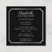 D'appel Année de classe Diplôme Insérer le nom | CARTE PHO (Dos)