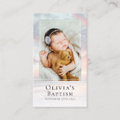 D'appel Baptême Sunruse Carte de prière de conservation de (Devant)