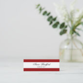 D'appel Boîtier de la carte de nom de diplôme rouge (Debout devant)