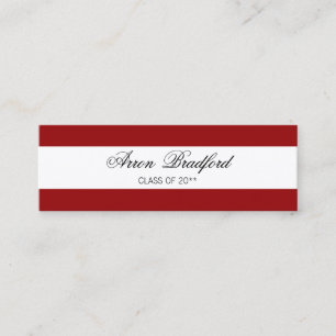 D'appel Boîtier de la carte de nom de diplôme rouge