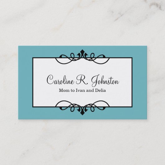 D'appel Bordure bleue calme cadre classique carte mère per (Devant)
