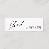 D'appel Calligraphie moderne Carte de nom simple (Devant)