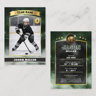 D'appel Carte à collectionner personnalisée de hockey sur 