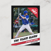 D'appel Carte à échanger d'équipe de baseball Cadeau de sp (Devant)