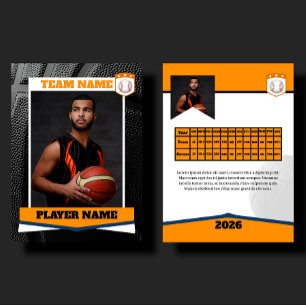D'appel Carte à échanger personnalisée de basket-ball vint