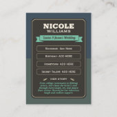 D'appel Carte à échanger personnalisée pour l'équipe de la (Dos)