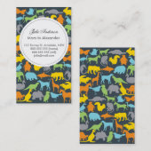 D'appel Carte animale faite sur commande de maman (Devant / Derrière)