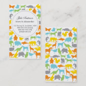 D'appel Carte animale faite sur commande de maman (Devant / Derrière)