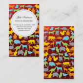 D'appel Carte animale faite sur commande de maman (Devant / Derrière)