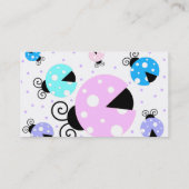 D'appel Carte colorée de maman de coccinelles (Dos)