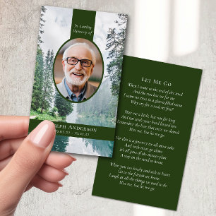 D'appel Carte commémorative des funérailles de la forêt ov