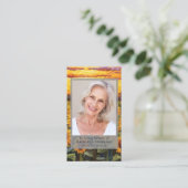 D'appel Carte commémorative pour les tournesols dorés (Debout devant)