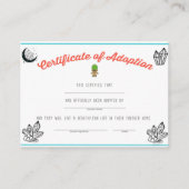 D'appel Carte d'adoption pour Troll ajoutée avec Chakra Ch (Devant)