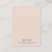 D'appel Carte d'affichage de l'oreille artisanale du film  (Dos)