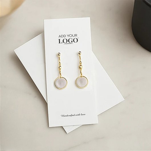 D'appel Carte d'affichage moderne logo d'entreprise bijoux