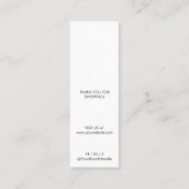 D'appel Carte d'affichage moderne logo d'entreprise bijoux (Dos)