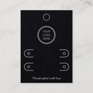D'appel Carte d'affichage Premium Noir à deux rangées