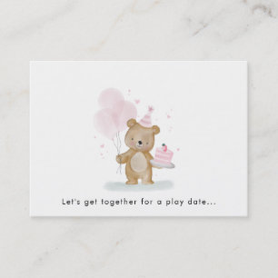 D'appel Carte d'anniversaire Beary Sweet pour une journée