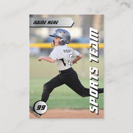 D'appel Carte de baseball de baseball de baseball de baseb (Dos)