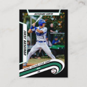 D'appel Carte de baseball Lively Green Black (Devant)