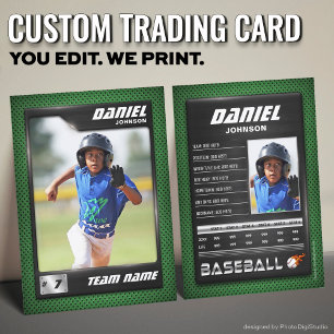 D'appel Carte de baseball personnalisée, Statistiques PRO
