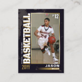 D'appel Carte de basket-ball, carte de basket-ball (Devant)