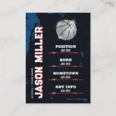 D'appel Carte de basket-ball, carte de basket-ball (Dos)