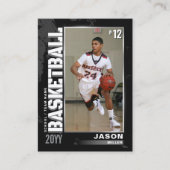 D'appel Carte de basket-ball, carte de basket-ball (Devant)