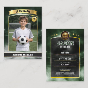 D'appel Carte de collection de football personnalisée, Sta