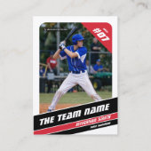 D'appel Carte de collection d'équipe de baseball Cadeau Ro (Devant)