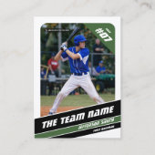 D'appel Carte de collection d'équipe de baseball Cadeau Ve (Devant)