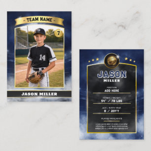 D'appel Carte de collection personnalisée de baseball, sta