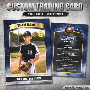 D'appel Carte de collection personnalisée de baseball, sta