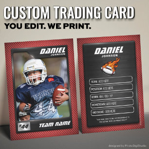 D'appel Carte de collection personnalisée de football, Jou