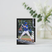 D'appel Carte de Collection Personnalisée Joueur de Baseba (Debout devant)