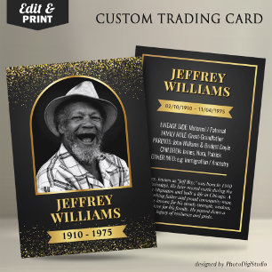 D'appel Carte de commerce Ancestor personnalisée, carte de