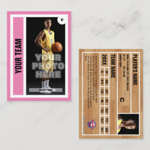 D'appel Carte de commerce de basket-ball personnalisée - R