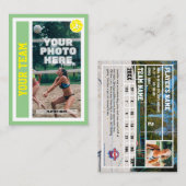 D'appel Carte de commerce de beach volley personnalisée (S (Devant / Derrière)