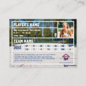 D'appel Carte de commerce de Beach Volleyball Souvenir (Dos)