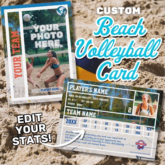 D'appel Carte de commerce de Beach Volleyball Souvenir
