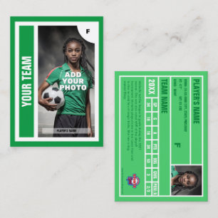 D'appel Carte de commerce de football (verte) - Ajouter vo