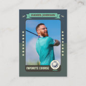 D'appel Carte de commerce de golf personnalisée, Carte de (Devant)