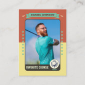 D'appel Carte de commerce de golf personnalisée, Carte de  (Devant)