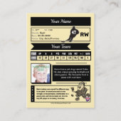 D'appel Carte de commerce de hockey Swash - Statistiques p (Dos)